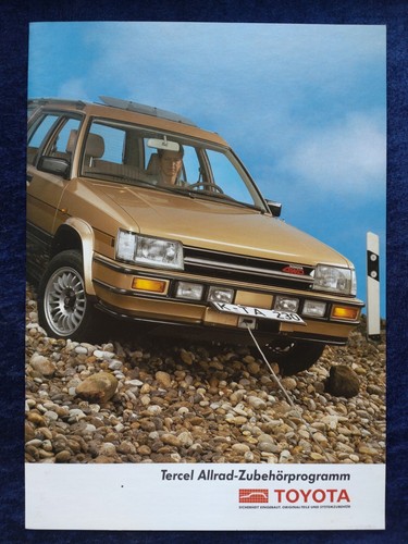 Toyota tercel zubehörprogramm - toyota,
