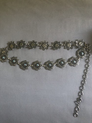 Vintage metall hüftgürtel - vintage,