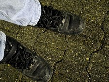 NIKE AIRFORCE BLACK SCHWARZ