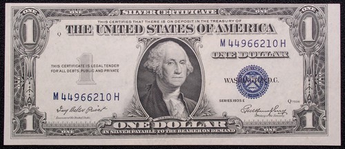 Usa one dollar 1935 e - $,