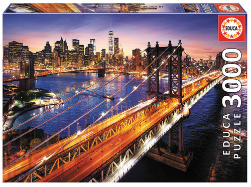 Puzzle manhattan bridge - -,