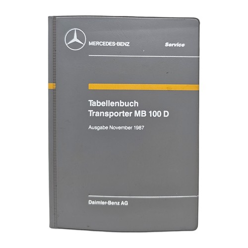 Tabellenbuch mercedes - tabellenbuch,