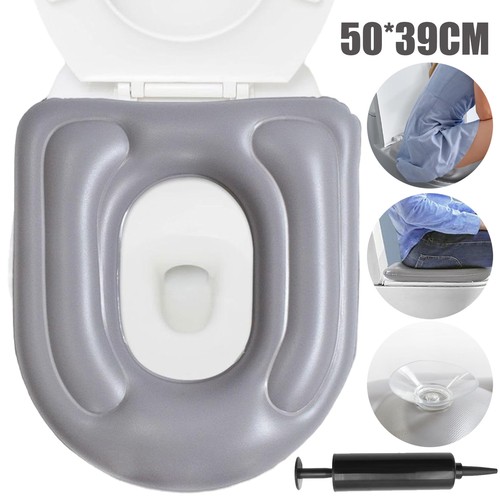 Grau toilettensitzbezug - grau,