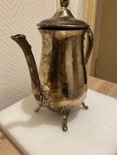 versilberte teekanne, antike