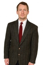 Palm Beach Tweed Sakko Herren Braun ca. Gr. 52 –USA Blazer Klassiker Harris Look