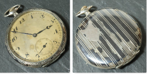 Alte tula silberne taschenuhr - alte,