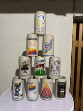 10x Original Oktoberfestkrug 1985-1994 (Jahreskrug)