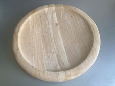 Holzschale - Deko-Schale Holz , Holzteller massiv, groß + schwer Ø 40 cm