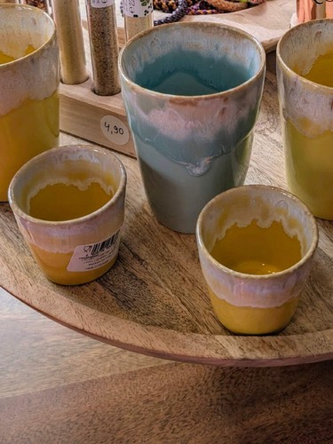 Becher espressobecher steingut - becher,