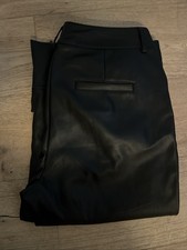 BODEN Kunstlederhose Damen Hose Gr. DE 38 schwarz extravaganter Stil