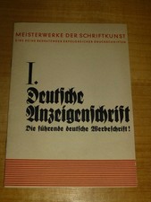Meisterwerke der Schriftkunst, I. Deutsche Anzeigenschrift, D. Stempel Akt-Ges