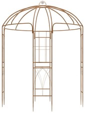 Gartenpavillon wetterfest Keira, Rosenbogen mit Rankhilfe,