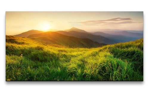 120x60cm leinwandbild alpen - 120x60cm,