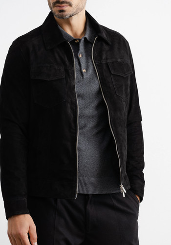 Leder trucker jacke - jacke, für