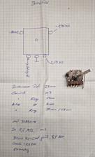 Poti Lautstärkeregler mit Anzapfung 2,2 Mohm - Stereo - Grundig RF160