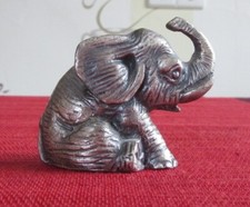 Elefant Peltro Argentato 999 - wiegt 256 g - Made in Italy