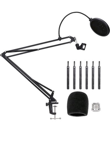 Mikrofonarm mit popfilter - mikrofonarm,