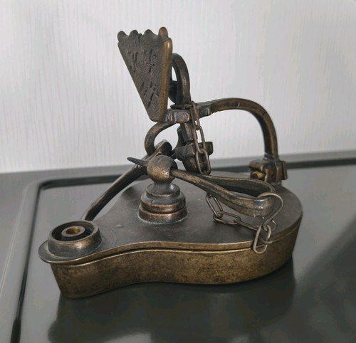 Alte grubenlampe öllampe - alte,