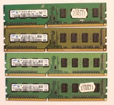 4x 2 GB Samsung DDR 3 1333 Mhz