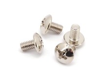 4x M3 x 5mm Ø6.5mm PC Gehäuse Festplatten Schrauben Kreuz Case HDD Cross Screws