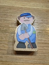 Haba 1 2 Puzzelei Tierkinder Holzfigur Zoo Mitarbeiter Bauer Einzelteil