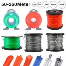 50-260m Mähfaden Trimmerfaden Ersatzfaden Faden für Motorsense Freischneider