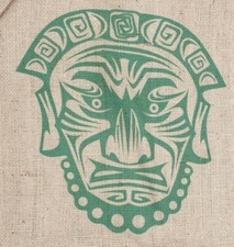 KAFFEESACK MOTIV MASKE INKA