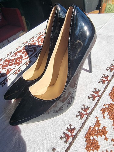 Schwarze damen pumps - schwarze, pumps,high