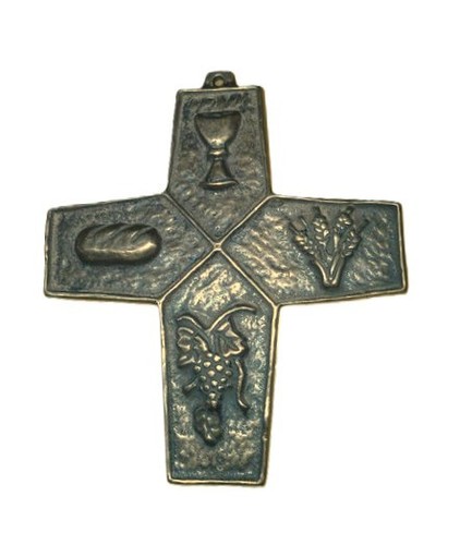Bronzekreuz wandkreuz 10cm - wandkreuz,