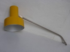 Teil Ersatzteil Lampenschirm Stiel von alte Schreibtischlampe DDR gelb