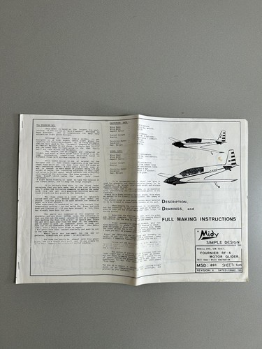Fournier motorsegler - fournier, rf-5