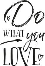 Rayher Stempel Holz "Do What