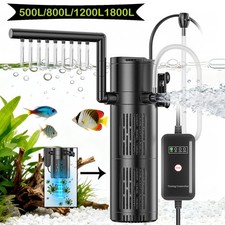 5-in-1 Aquarium Innenfilter mit UV Aquarium Filter Pumpe Einstellbarer 8W-25W