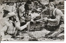 Winnetou - Pierre Brice - Lex Barker  Rüdel Starpostkarte 4211 - Karl May