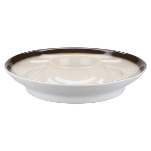 Eierbecher mit schalenablage - eierbecher,