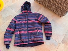 Bunte Winter- Skijacke der