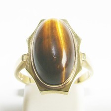 Ring Gold 333er Tigerauge 8 kt