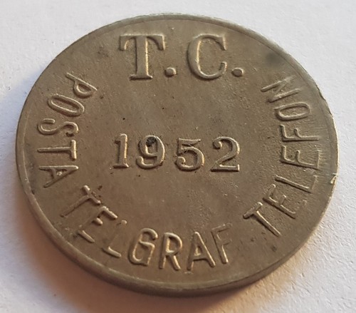 1952 türkei telefonmarke - tÜrkei,