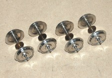 4x Metall Radsatz mit Zahnrad für LGB * Vollmetall Rad Metallrad Scheibenradsatz