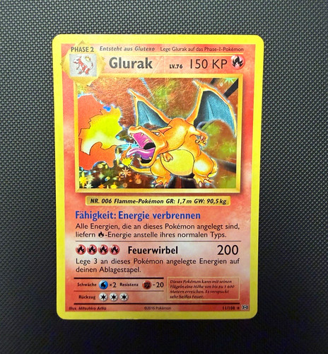 Pokémon glurak holo 108 - glurak,