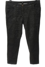H&M Stoffhose Damen Hose Gr. DE 44 anthrazit Casual-Look