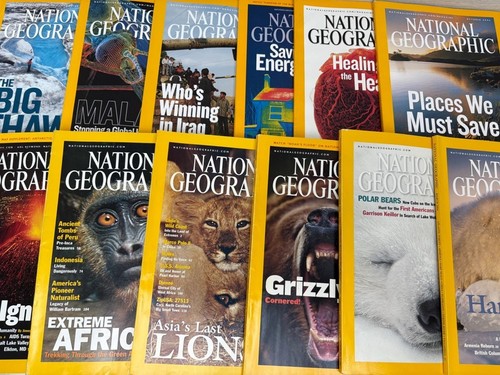 National geographic magazines - national,