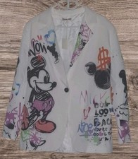 Blazer Weiß mit Mickey Mouse