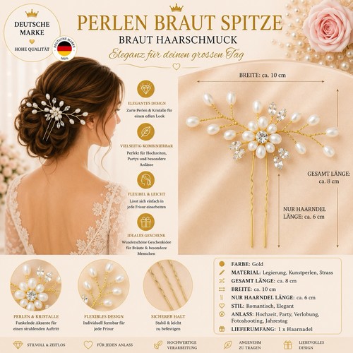Braut haarschmuck haargesteck - braut,