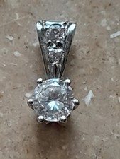 333er Weißgold Anhänger für