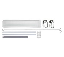 Sonnensegel Sonnenschutz UV Windschutz für Terrassendach Canopia weiß 300x546cm