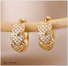 Zirkonia Ohrringe Creolen für