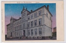 89966 Ak Gruß aus Borstendorf Schule 1912