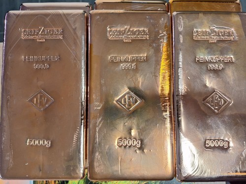 Lev kupferbarren 5000g - kupferbarren,
