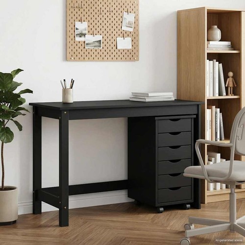 Schreibtisch und rollcontainer - schreibtisch,